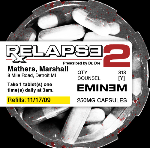 eminem cd cover relapse. Album Cover: Eminem - #39;Relapse