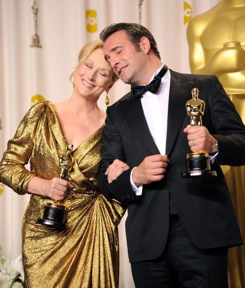 84th Annual Academy Awards - February 26, 2012, Meryl Streep, Jean Dujardin