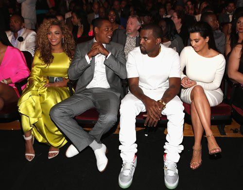 BET Awards - July 1, 2012, Beyonce, Jay Z, Kim Kardashian, Kanye West