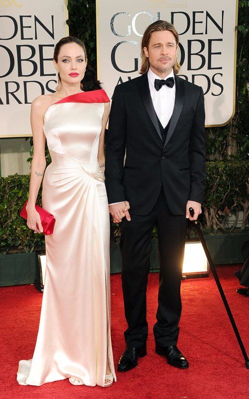 Golden Globe Awards - January 15, 2012, Brad Pitt, Angelina Jolie
