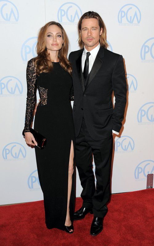 Producers Guild of America Awards - January 21, 2012, Brad Pitt, Angelina Jolie