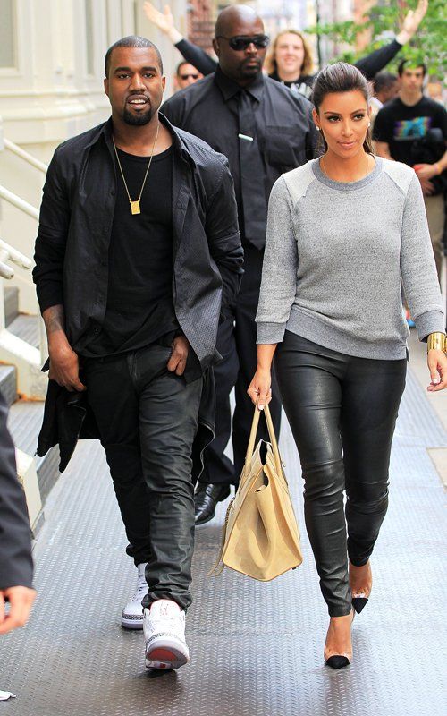 NYC - April 21, 2012, Kanye West, Kim Kardashian