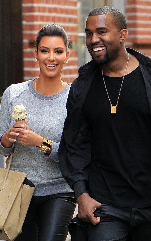 NYC - April 21, 2012, Kanye West, Kim Kardashian