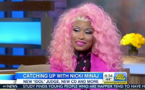 Good Morning America (November 2012), Nicki Minaj
