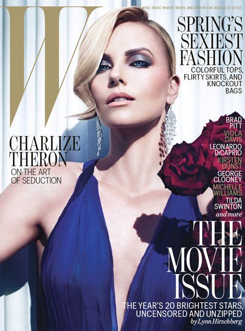 W magazine - February 2012, Charlize Theron