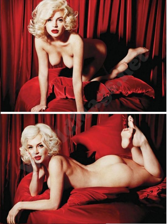 Playboy - January/February 2012, Lindsay Lohan