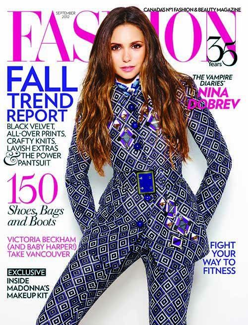 Fashion magazine - September 2012, Nina Dobrev