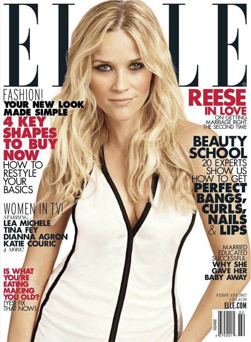 ELLE - February 2012, Reese Witherspoon