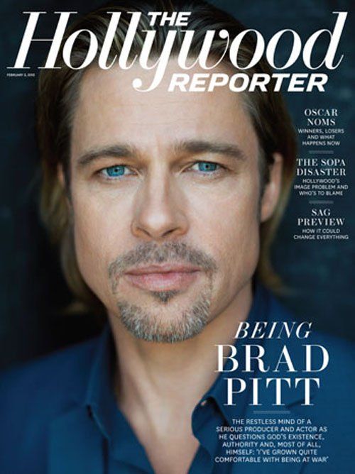 The Hollywood Reporter - February 2012, Brad Pitt