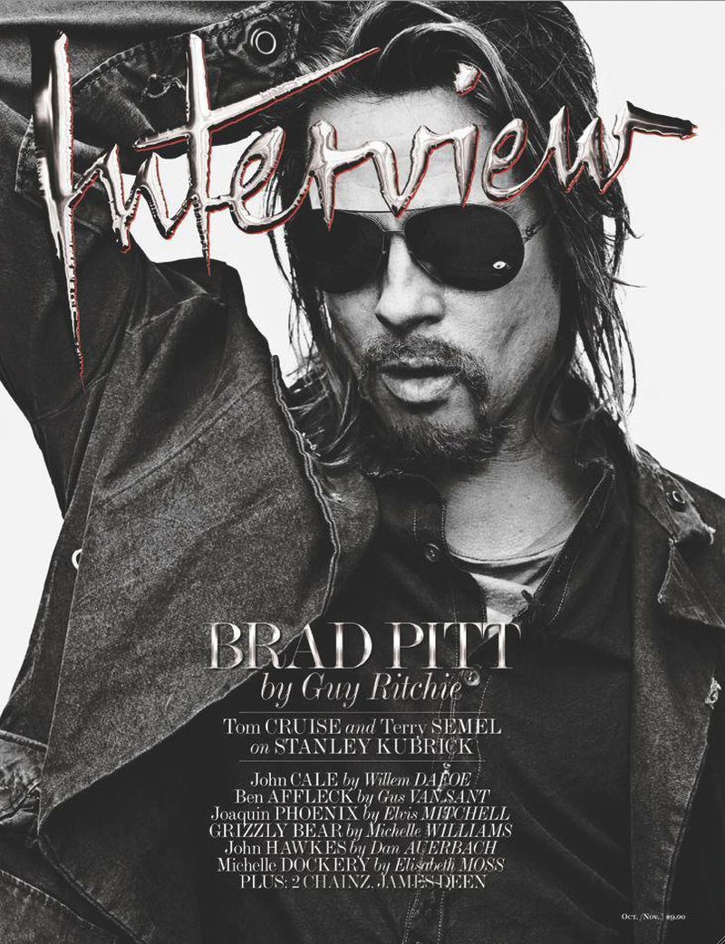 Interview Magazine - November 2012, Brad Pitt