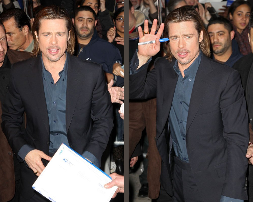 The Daily Show - February 1, 2012, Brad Pitt