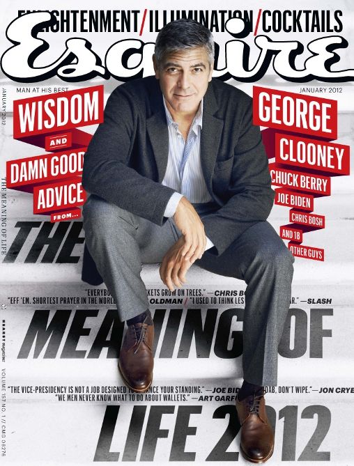 Esquire - January 2012, George Clooney