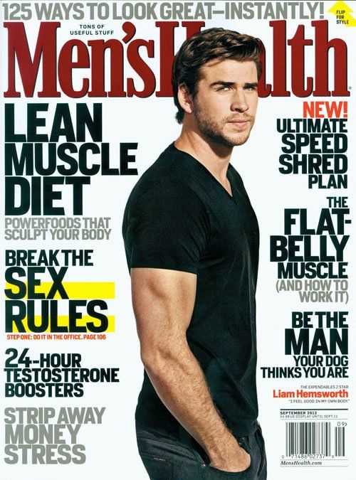 Men's Health - September 2012, Liam Hemsworth