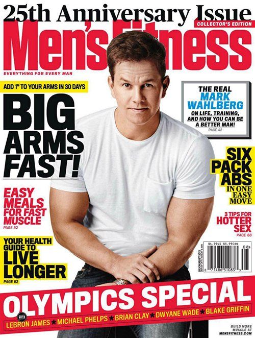 Men's Fitness - July 2012, Mark Wahlberg