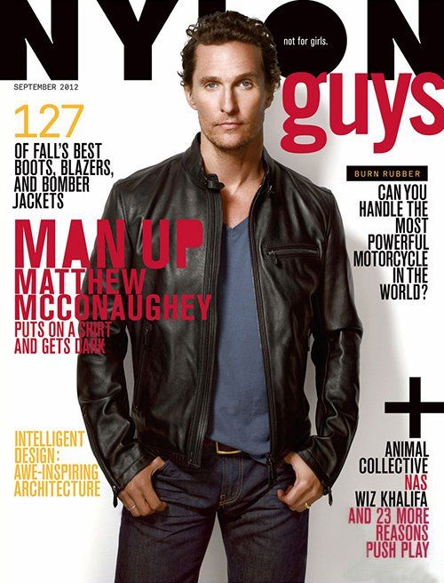 NYLON Guys - September 2012, Matthew McConaughey