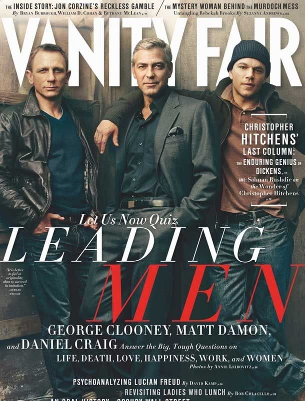 Vanity Fair - February 2012, George Clooney, Daniel Craig, Matt Damon