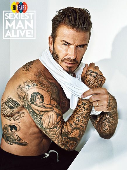 David Beckham : PEOPLE's Sexiest Man Alive (November 2015)