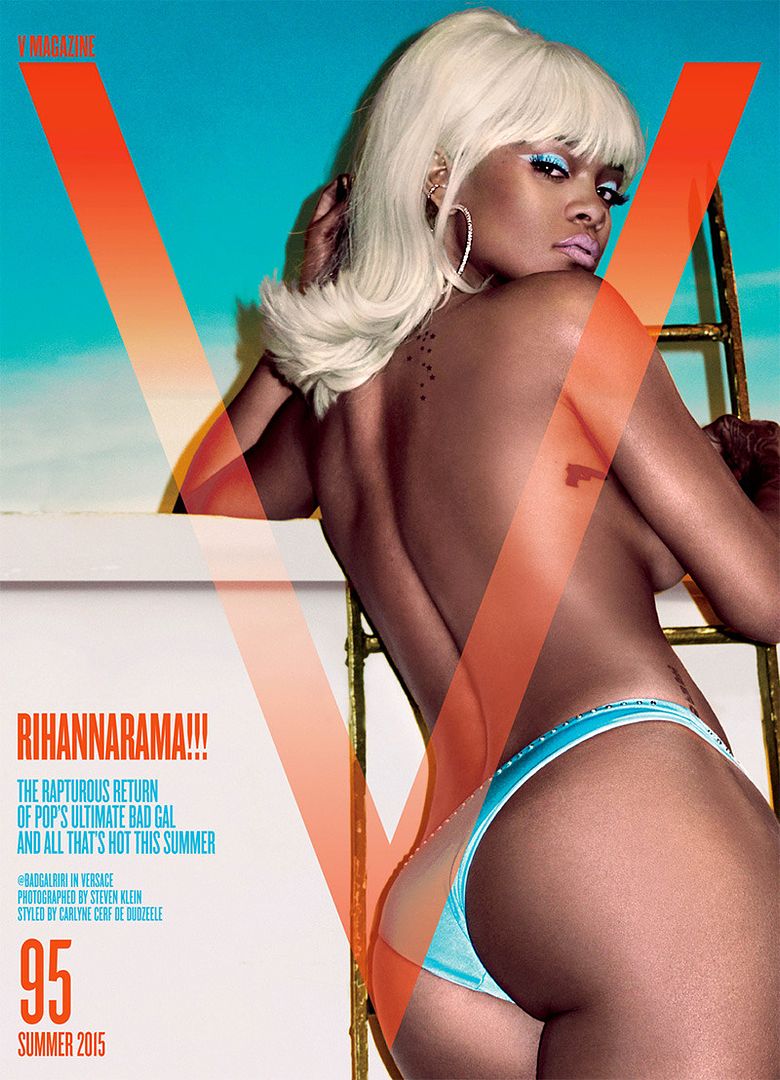 Rihanna : V (Summer 2015) photo rihanna-v-magazine-cover-1429625880.jpg