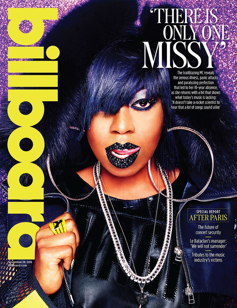 Missy Elliott : Billboard (November 28, 2015) photo tumblr_ny2fvmw31K1r4poono1_1280.jpg
