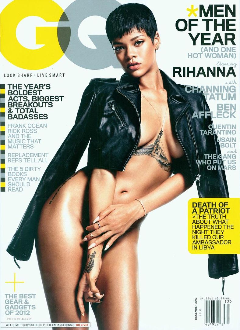 GQ - December 2012, Rihanna