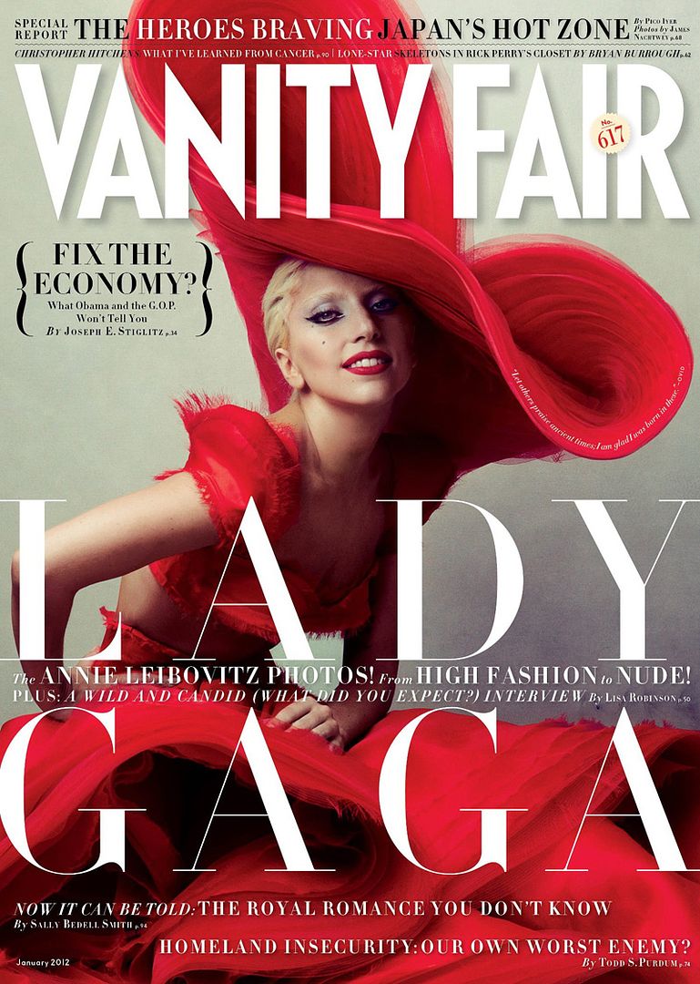 Vanity Fair - January 2012, Lady GaGa
