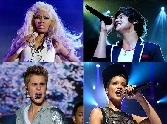 2012 American Music Awards - Nomination, Rihanna, Justin Bieber