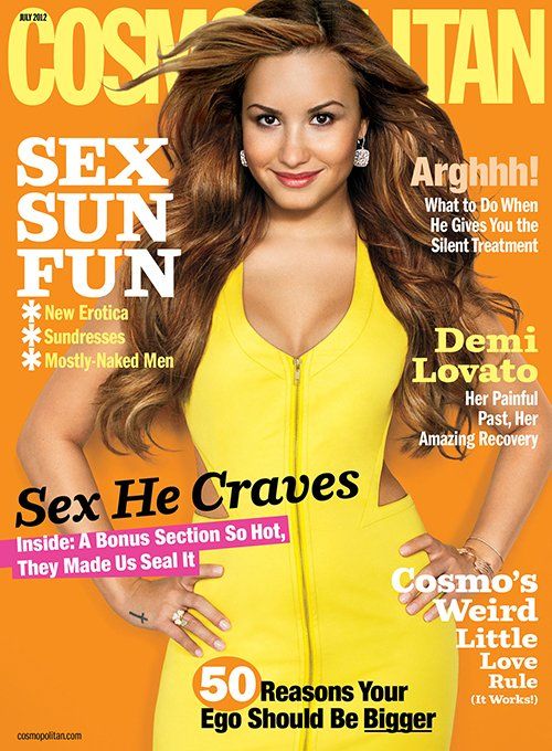 Cosmopolitan - July 2012, Demi Lovato