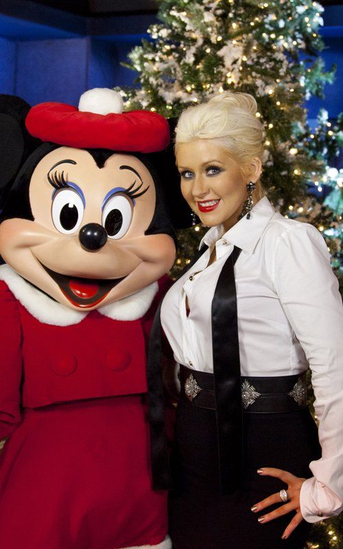 Disney Parks Christmas Parade - December 2011, Christina Aguilera