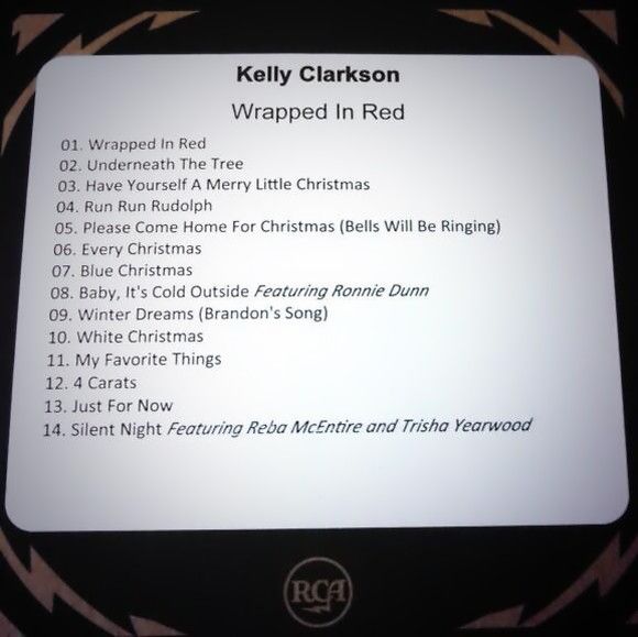 Kelly Clarkson : Wrapped In Red (Track List) photo kelly-clarkson-wrappedinred.jpg