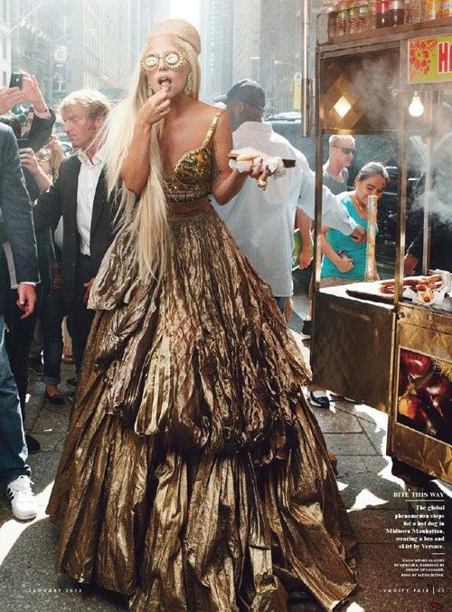 Vanity Fair - January 2012, Lady GaGa