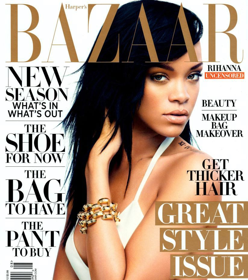 Harper’s Bazaar - August 2012, Rihanna