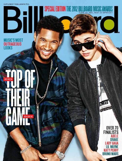 Billboard (May 2012), Usher, Justin Bieber