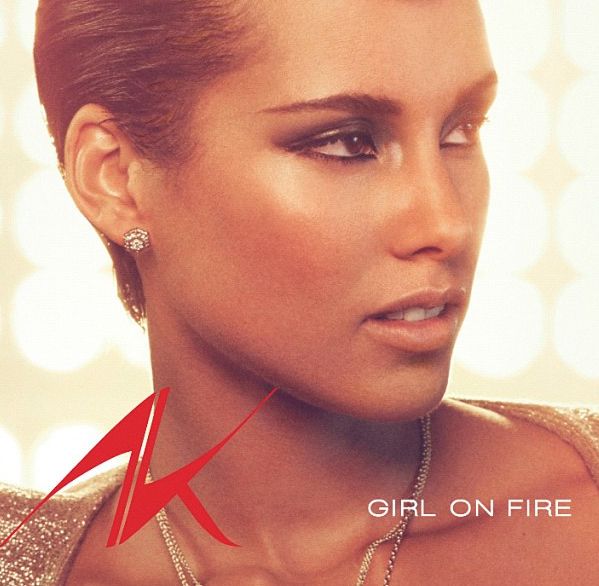 Girl On Fire (Single Cover), Alicia Keys
