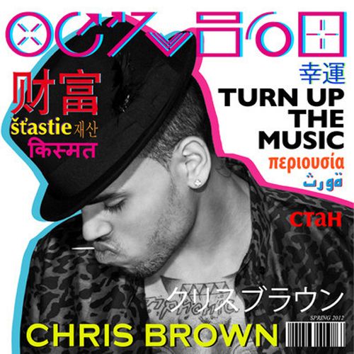 Turn Up the Music (Single Cover), Chris Brown