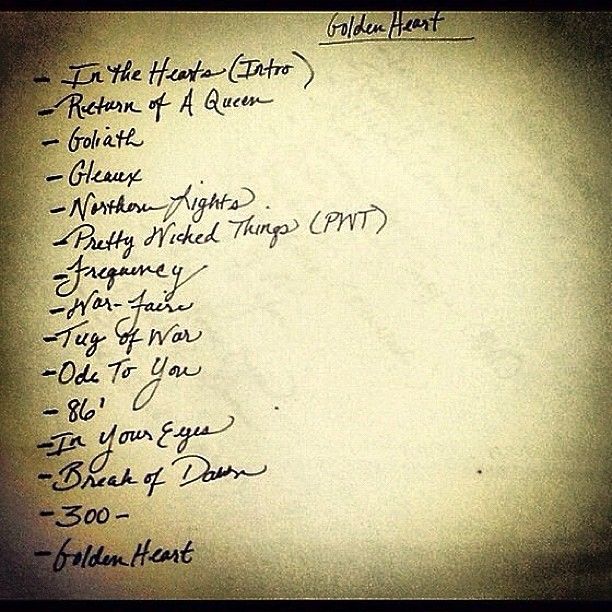 Golden Heart (Track List), Dawn Richard