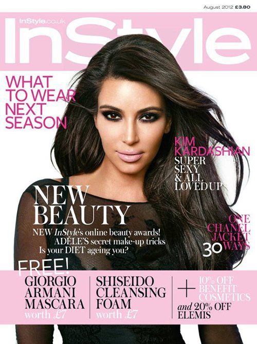 InStyle UK - August 2012, Kim Kardashian