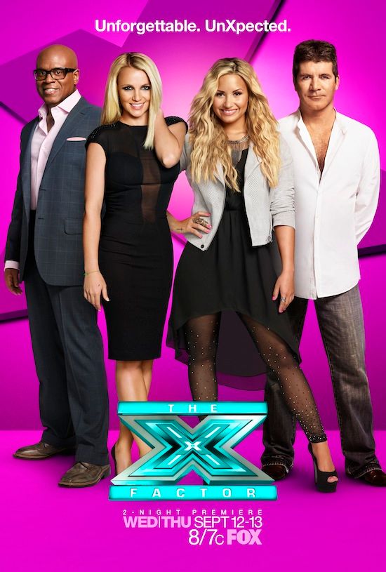 The X Factor (Season 2), Britney Spears, Simon Cowell, LA Reid, Demi Lovato