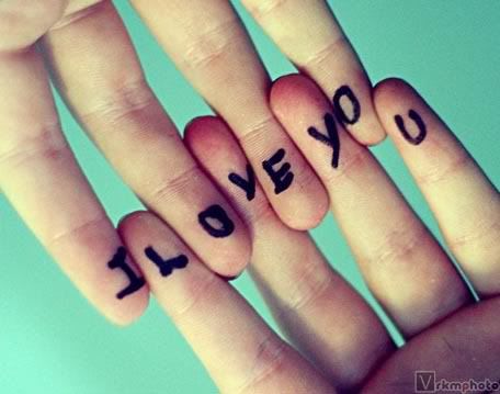I Love You hand i love you (fingers)