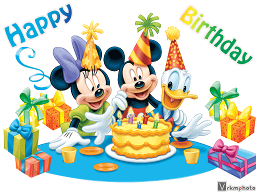 birthday micky happy birthday orkut scraps (mickey mouse)