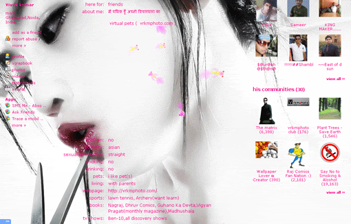 orkut girls profile. beautiful white girl orkut