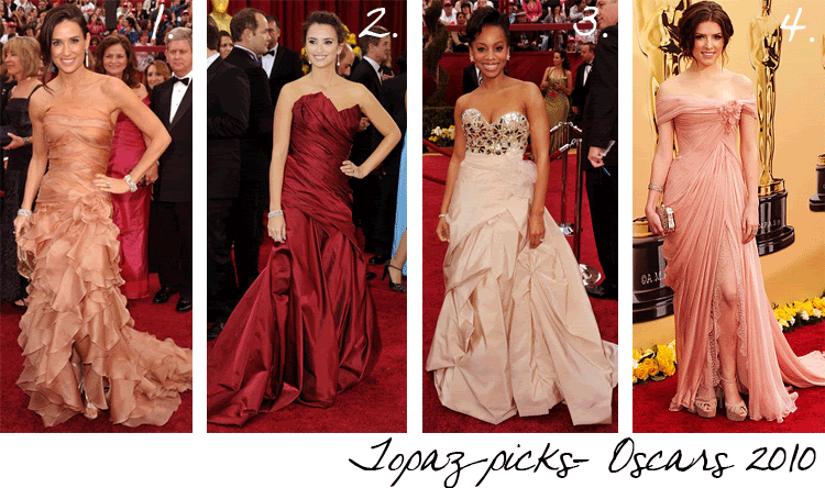 Oscars 2010, academy awards 2010, oscars best dressed