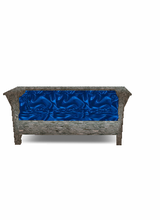 blue crystal bench