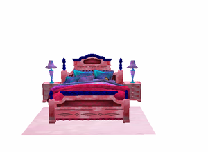 cotton candy bed