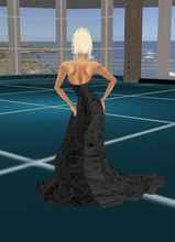 black gown 14 back