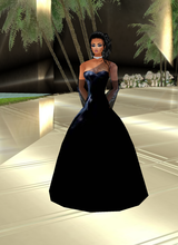 black elegant gown 3