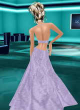 orchid two piece formal back