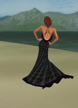black gown 4 back