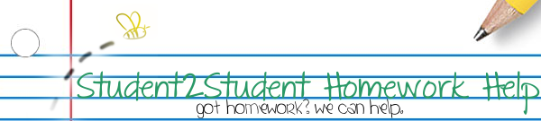 Student2Student Homework Help