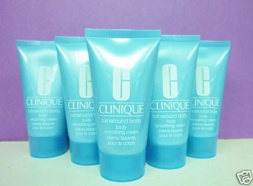 CLINIQUE Turnaround Body Smoothing Cream 50ML, Instantly unveils silkier, more refined skin all over. Reduces rough patches-elbows, knees, feet. Hydrates, de-flakes, evens out skin tone. Gentle yet effective formula leaves skin looking luminously revived. * Skin Types: All * Concern: Radiance